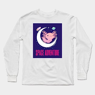 Axolotl Space Adventure Long Sleeve T-Shirt